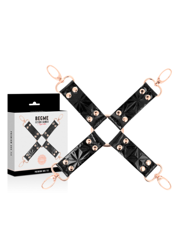 BEGME - BLACK EDITION VEGAN LEATHER HOG TIE