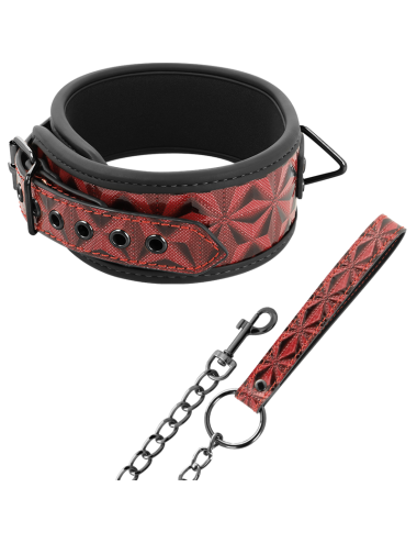 BEGME - RED EDITION PREMIUM VEGAN LEATHER COLLAR WITH NEOPRENE LINING