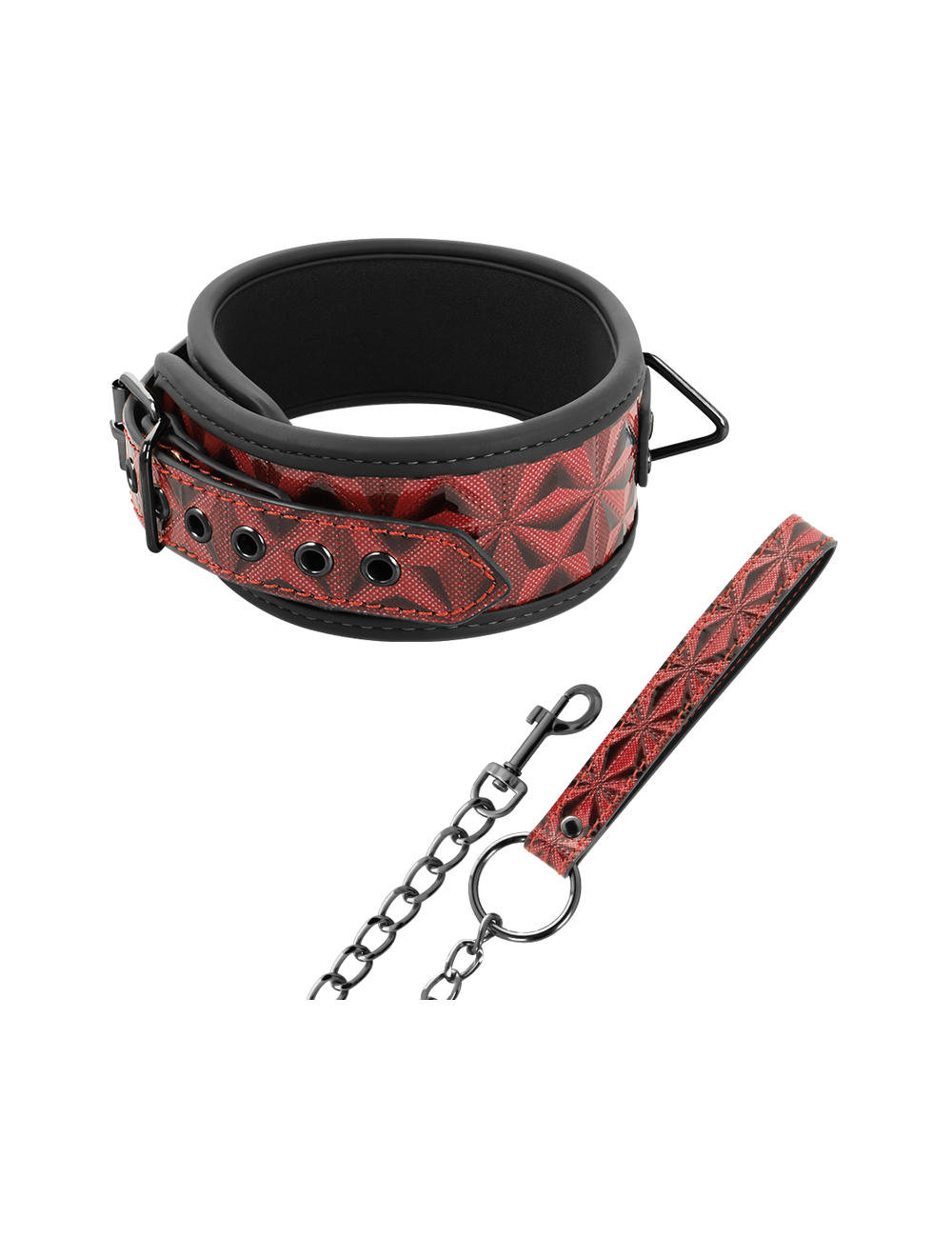 BEGME - RED EDITION PREMIUM VEGAN LEATHER COLLAR WITH NEOPRENE LINING BEGME - RED EDITION PREMIUM VEGAN LEATHER COLLAR WITH NEOPRENE LINING