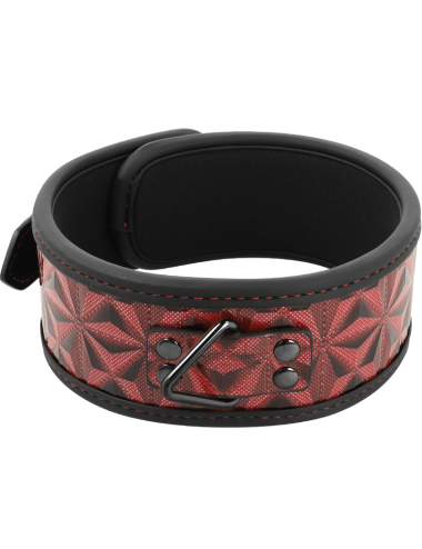 BEGME - RED EDITION PREMIUM VEGAN LEATHER COLLAR WITH NEOPRENE LINING
