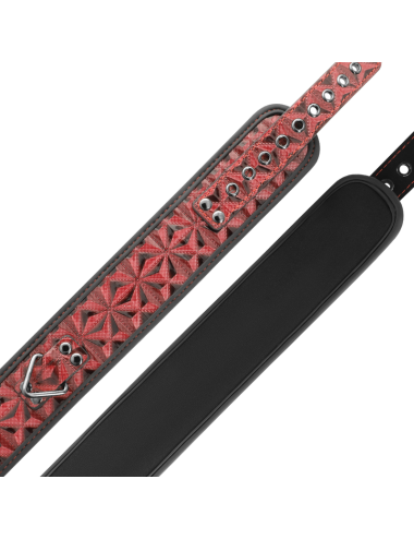 BEGME - RED EDITION PREMIUM VEGAN LEATHER COLLAR WITH NEOPRENE LINING