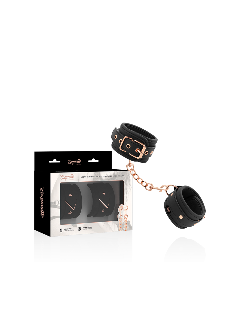 COQUETTE CHIC DESIRE - FANTASY VEGAN LEATHER HANDCUFFS
