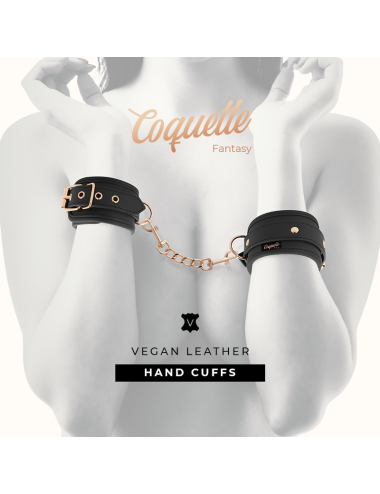 COQUETTE CHIC DESIRE - FANTASY VEGAN LEATHER HANDCUFFS