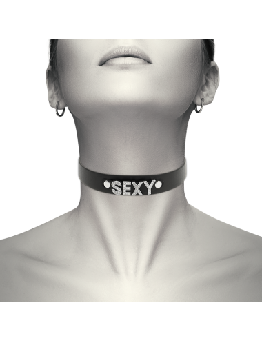 COQUETTE CHIC DESIRE - SEXY VEGAN LEATHER CHOKER