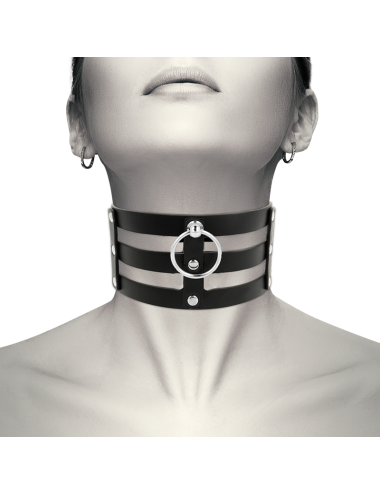 COQUETTE CHIC DESIRE - FETISH STYLE VEGAN LEATHER CHOKER