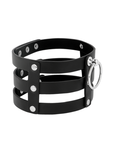COQUETTE CHIC DESIRE - FETISH STYLE VEGAN LEATHER CHOKER