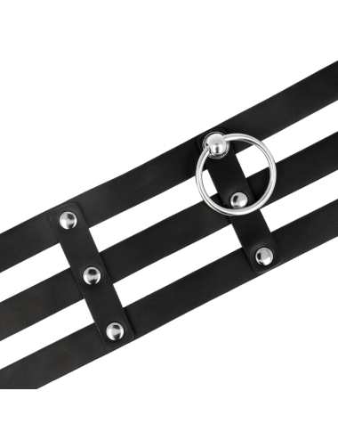 COQUETTE CHIC DESIRE - FETISH STYLE VEGAN LEATHER CHOKER