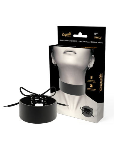 COQUETTE CHIC DESIRE - VEGAN LEATHER CHOKER