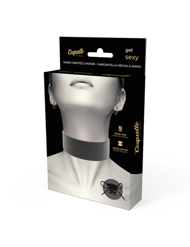 COQUETTE CHIC DESIRE - VEGAN LEATHER CHOKER