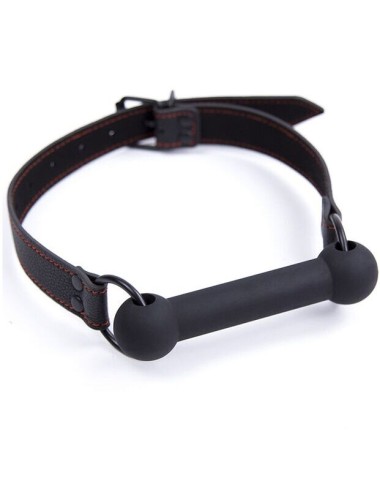 OHMAMA FETISH - BONE GAG WITH PU STRAP