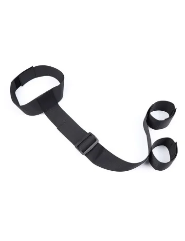 OHMAMA FETISH - WRIST HANDCUFFS AND NYLON COLLAR