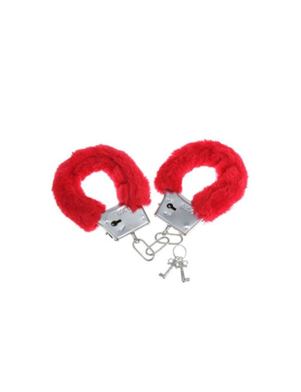 DIABLO PICANTE - PLEASURE FURRY HANDCUFFS RED