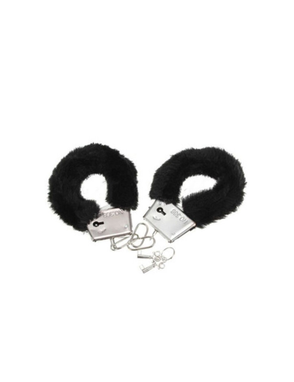 DIABLO PICANTE - PLEASURE FURRY HANDCUFFS BLACK DIABLO PICANTE - PLEASURE FURRY HANDCUFFS BLACK