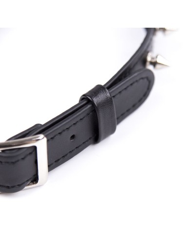 OHMAMA FETISH - COLLAR SPIKES PUNK COLLAR