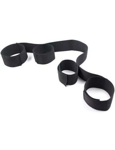 OHMAMA FETISH - SPREADER SOFT BAR FULL NYLON WRIST RESTRAINTS