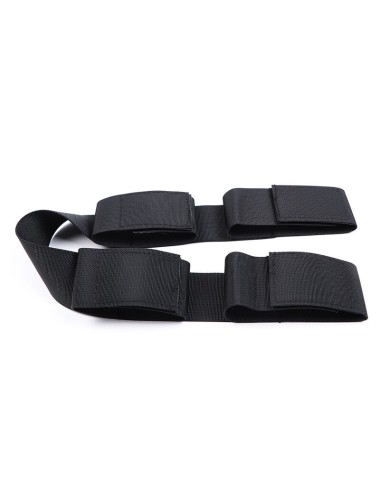 OHMAMA FETISH - SPREADER SOFT BAR FULL NYLON WRIST RESTRAINTS
