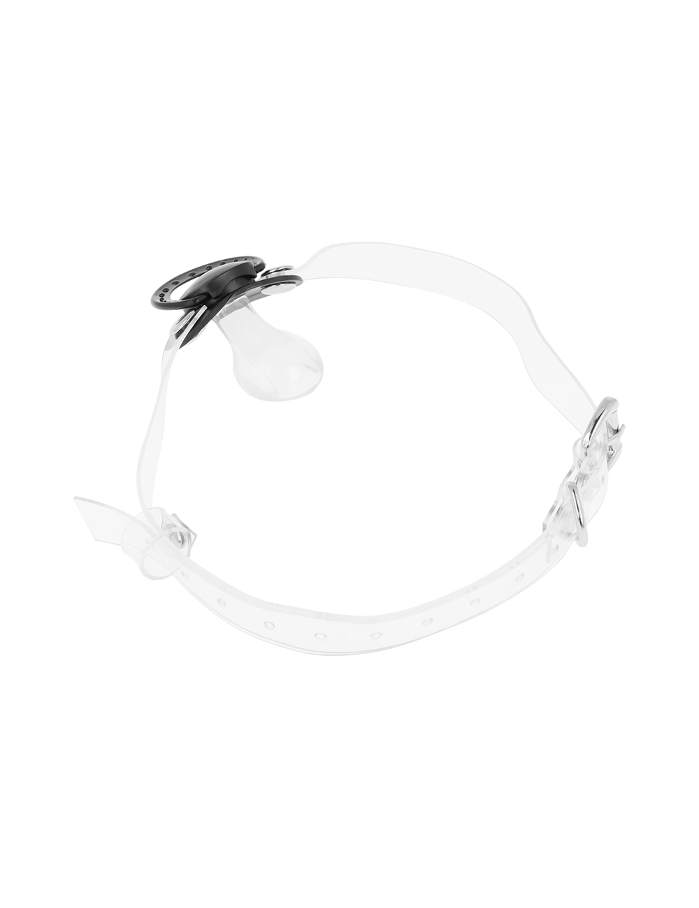 OHMAMA FETISH TRANSPARENT PACIFIER GAG OHMAMA FETISH TRANSPARENT PACIFIER GAG