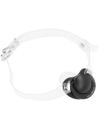 OHMAMA FETISH TRANSPARENT PACIFIER GAG