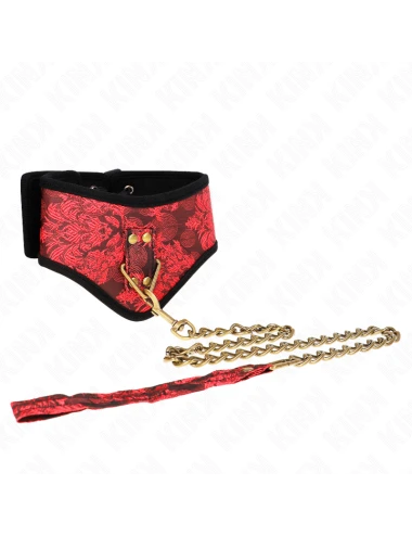 KINK - SCANDAL MODEL NECKLACE WITH LACE STRAP 75 CM 44 X 10 CM