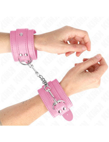 KINK - SIMPLE WRIST RESTRAINTS PINK ADJUSTABLE 20-23 CM X 5.5 CM
