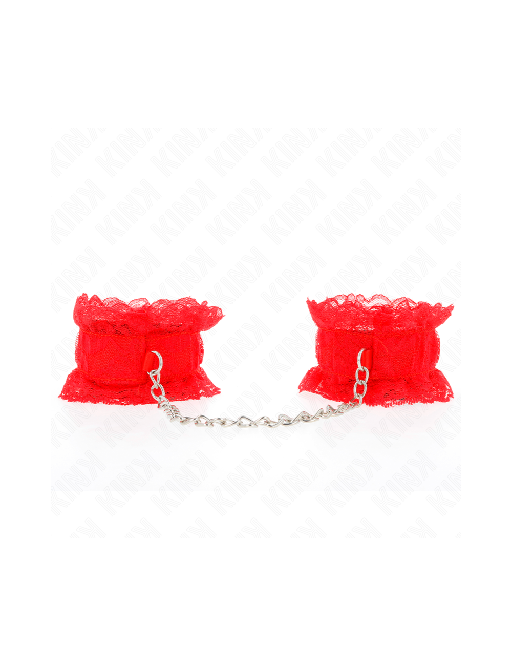 KINK - LACE ELASTIC WRIST RESTRAINTS RED