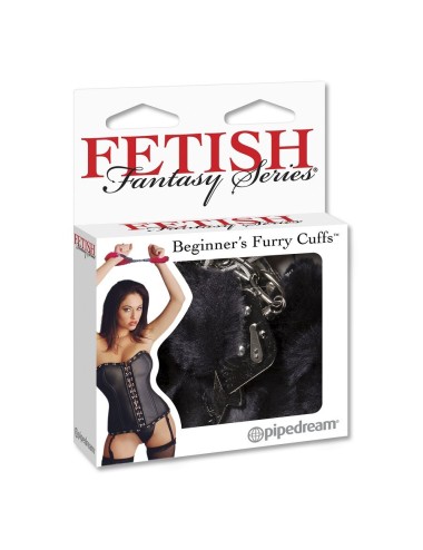 FETISH FANTASY SERIES - FURRY CUFFS BLACK