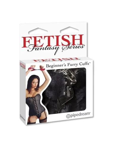 FETISH FANTASY SERIES - FURRY CUFFS BLACK
