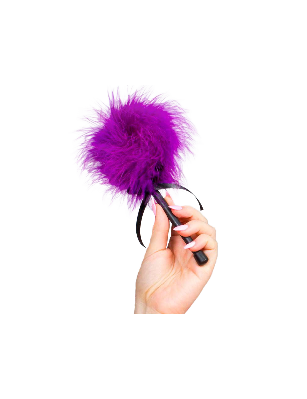 SECRETPLAY - PINK PURPLE MARABOU DUSTER SECRETPLAY - PINK PURPLE MARABOU DUSTER