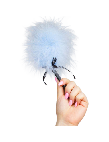 SECRETPLAY - LIGHT BLUE MARABOU DUSTER
