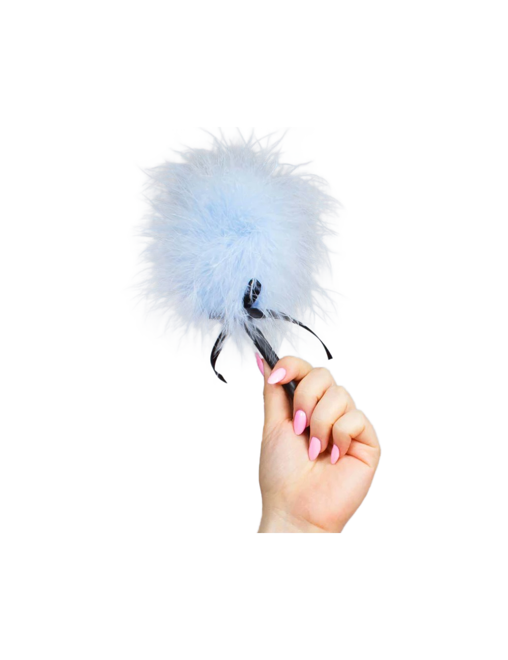 SECRETPLAY - LIGHT BLUE MARABOU DUSTER SECRETPLAY - LIGHT BLUE MARABOU DUSTER