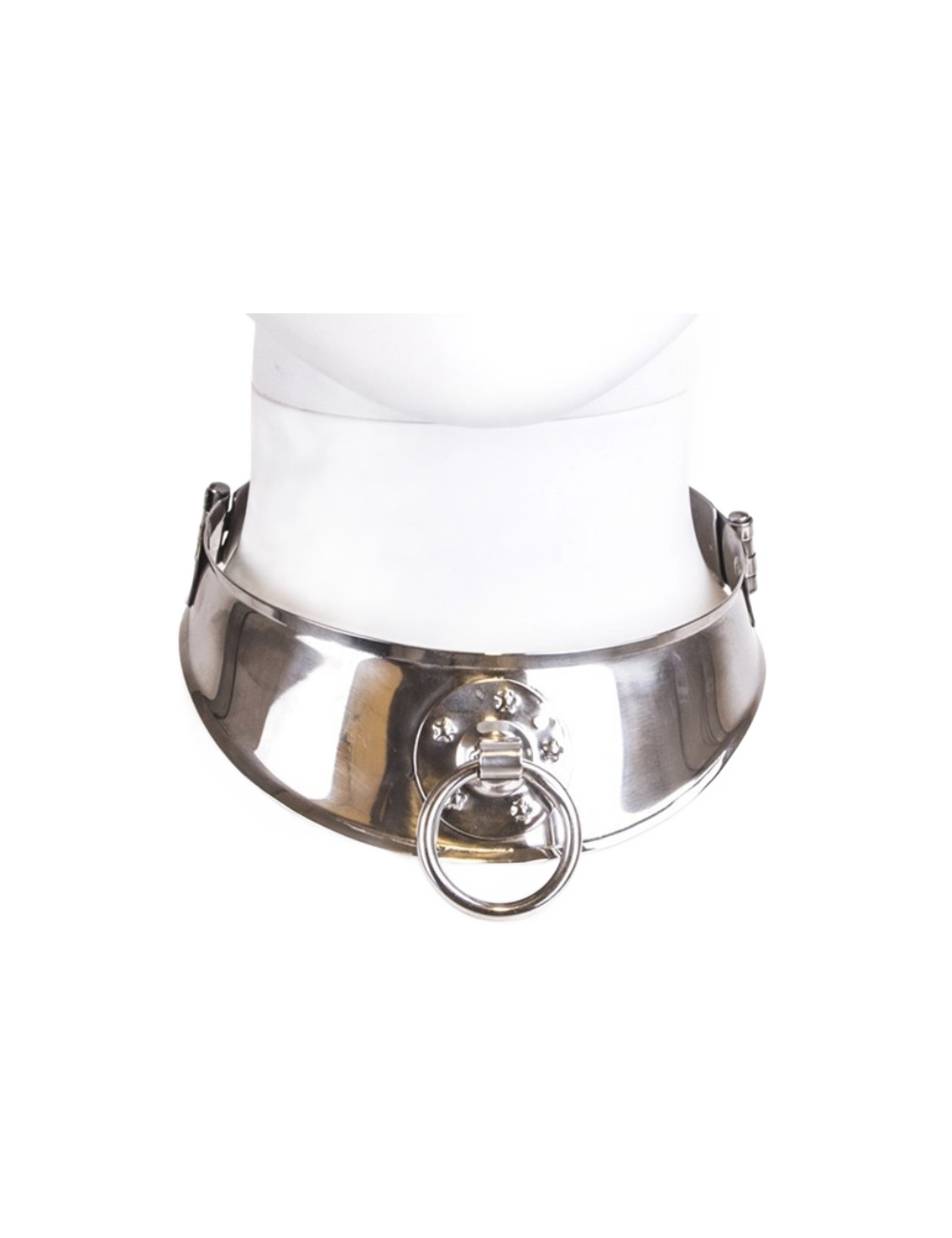 METAL HARD - RESTRAINT COLLAR WITH RING METAL HARD - RESTRAINT COLLAR WITH RING