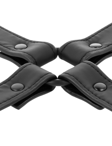 FETISH SUBMISSIVE - VEGAN LEATHER HANDCUFF UNION