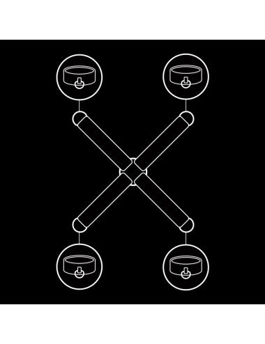 FETISH SUBMISSIVE - VEGAN LEATHER HANDCUFF UNION
