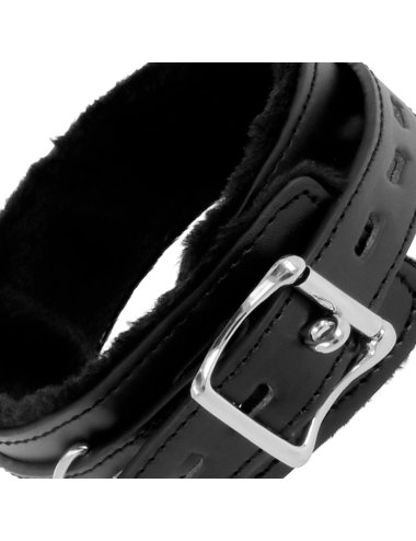 DARKNESS - COMFORTABLE POSTURE NECKLACE WITH LEATHER CHAIN