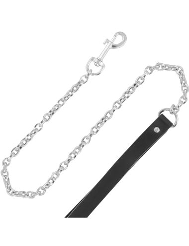 DARKNESS - HIGH QUALITY LEATHER NECKLACE WITH LEASH