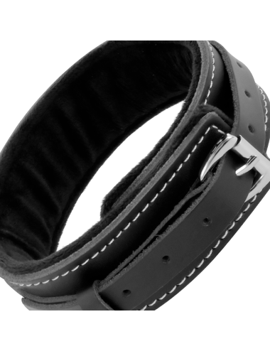 DARKNESS - HIGH QUALITY LEATHER NECKLACE WITH LEASH