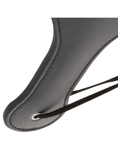 DARKNESS - ROUNDED BLACK FETISH PADDLE