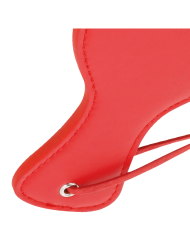 DARKNESS - RED ROUNDED FETISH PADDLE