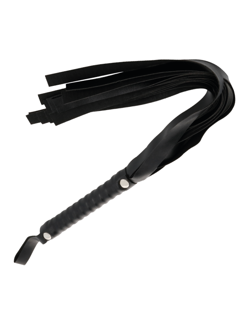 DARKNESS - BLACK BONDAGE WHIP 51 CM DARKNESS - BLACK BONDAGE WHIP 51 CM