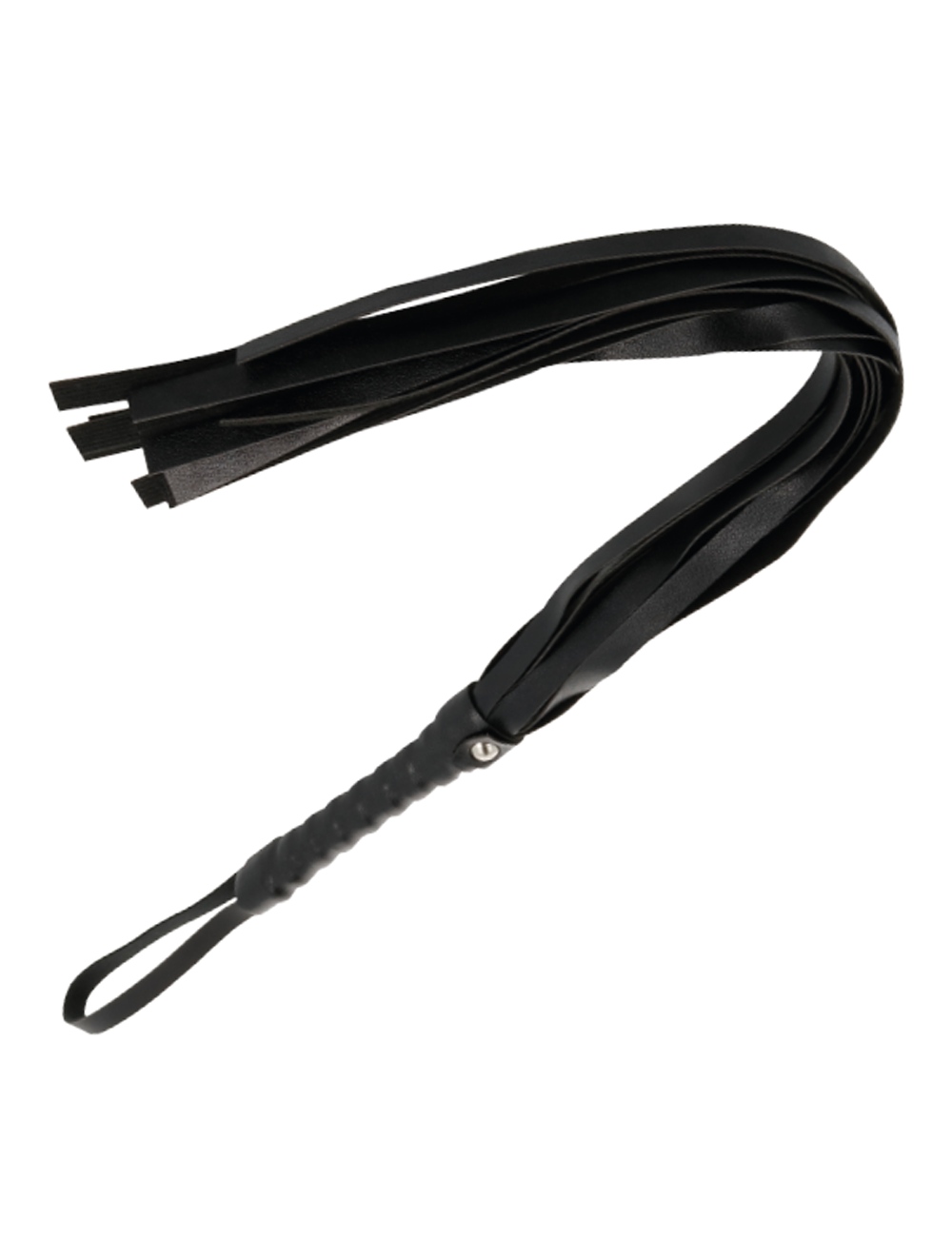 DARKNESS - BLACK BONDAGE WHIP 45 CM DARKNESS - BLACK BONDAGE WHIP 45 CM