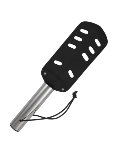 METAL HARD - THE PADDLE ORIGINAL LEATHER AND METAL - WITH HOLES