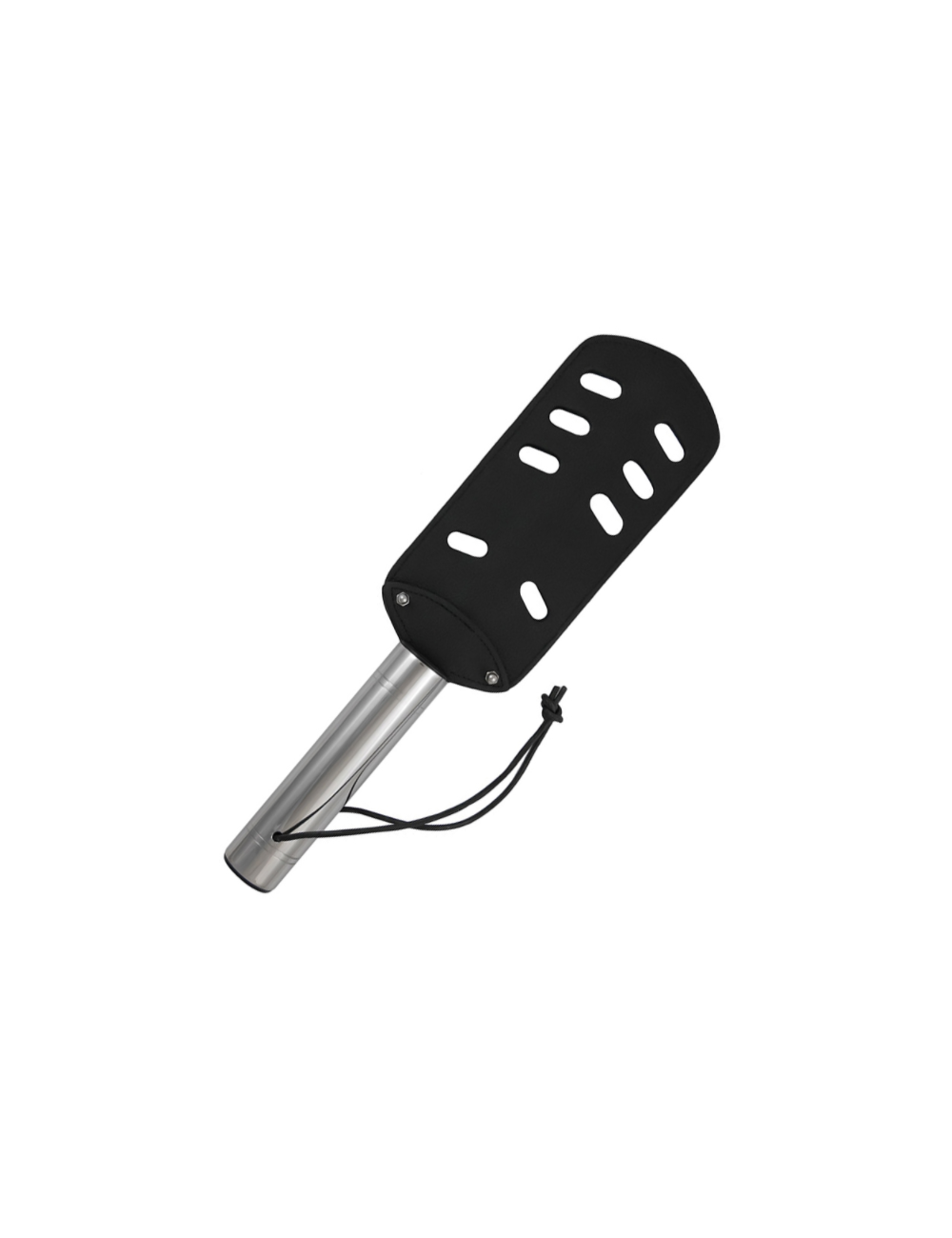 METAL HARD - THE PADDLE ORIGINAL LEATHER AND METAL - WITH HOLES