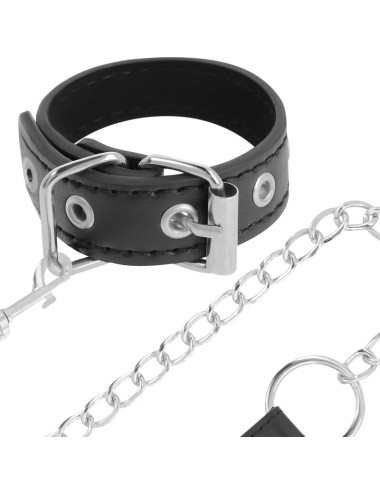 DARKNESS - PENIS RING WITH STRAP