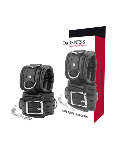 DARKNESS - PADDED BDSM HANDCUFFS