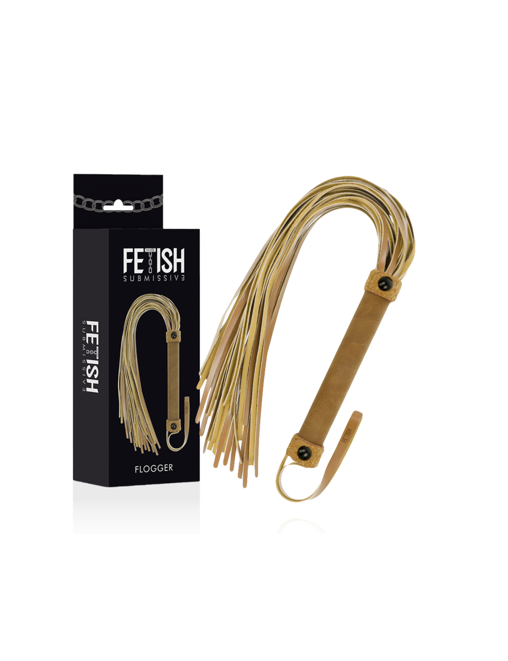 FETISH SUBMISSIVE ORIGEN - VEGAN LEATHER WHIP FETISH SUBMISSIVE ORIGEN - VEGAN LEATHER WHIP
