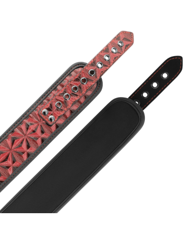 BEGME - RED EDITION COLLAR WITH NIPPLE CLAMPS WITH NEOPRENE LINING