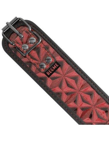 BEGME - RED EDITION COLLAR WITH NIPPLE CLAMPS WITH NEOPRENE LINING