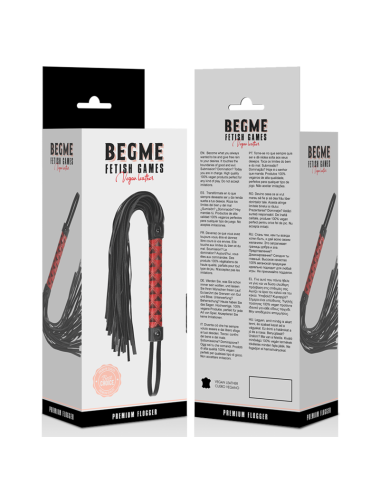 BEGME - RED EDITION VEGAN LEATHER FLOGGER