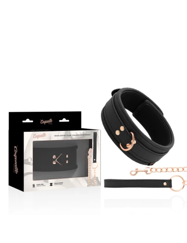 COQUETTE CHIC DESIRE - FANTASY VEGAN LEATHER COLLAR WITH NEOPRENE LINING