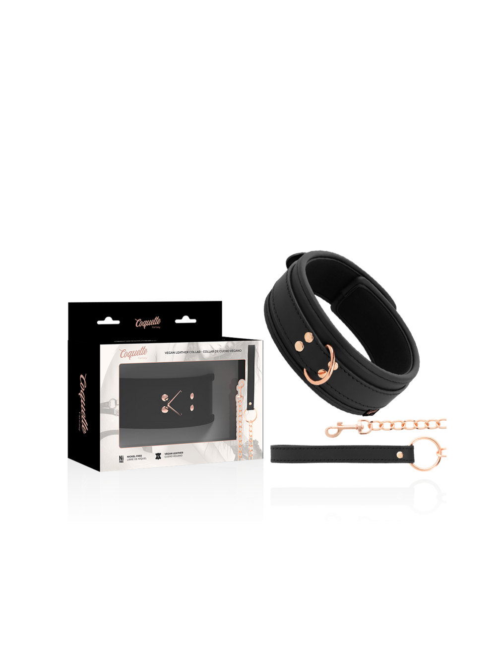 COQUETTE CHIC DESIRE - FANTASY VEGAN LEATHER COLLAR WITH NEOPRENE LINING